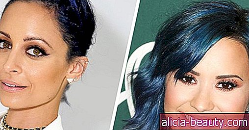 8 célébrités qui ont parfaitement secoué les cheveux bleu marine