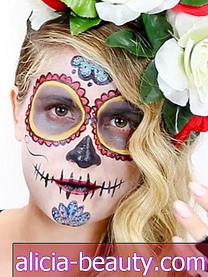 Video: Kuollut päivä Makeup Look Perfect for Halloween